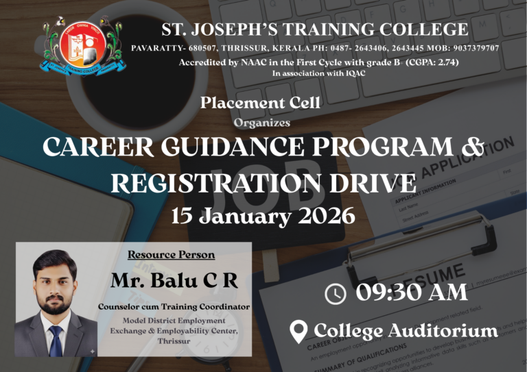 CAREER GUIDANCE PROGRAM & REGISTRATION DRIVE