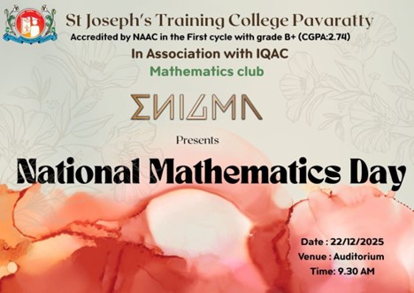 NATIONAL MATHEMATICS DAY