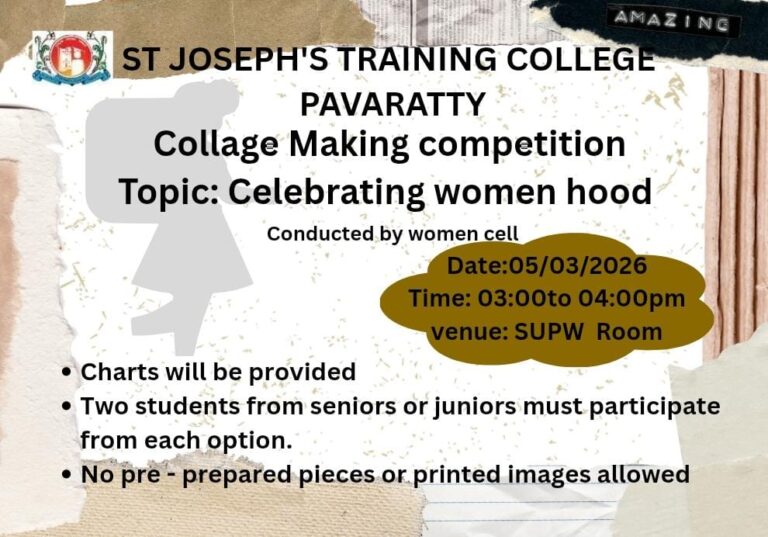 COLLAGE MAKING COMPETITION