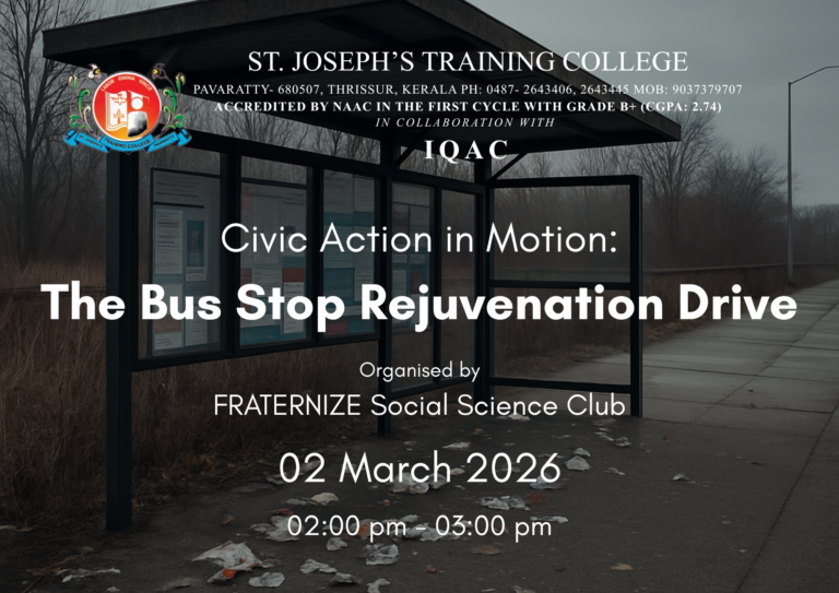 THE BUS STOP REJUVENATION DRIVE