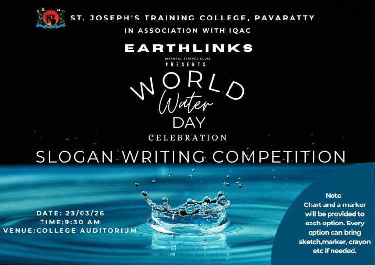 WORLD WATER DAY CELEBRATION